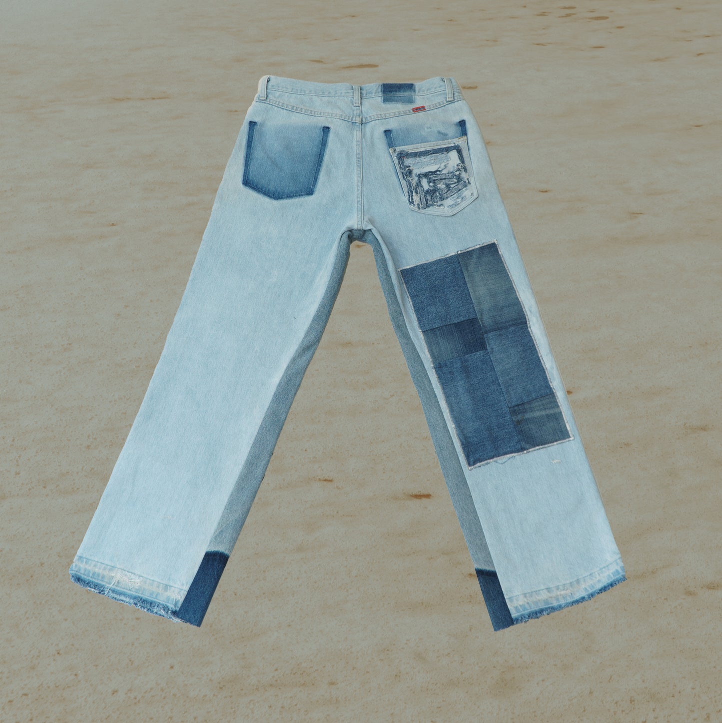 Denim Pants W/ Patches