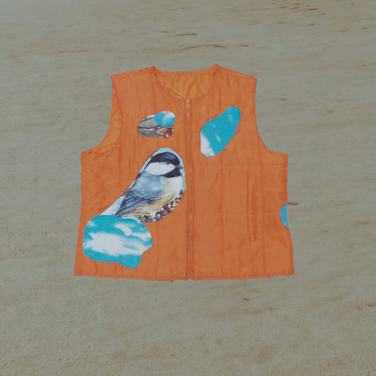 Silk Vest W/ patches