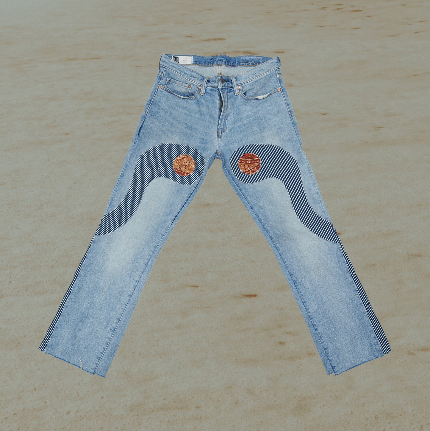 Denim Pants W/ Patches