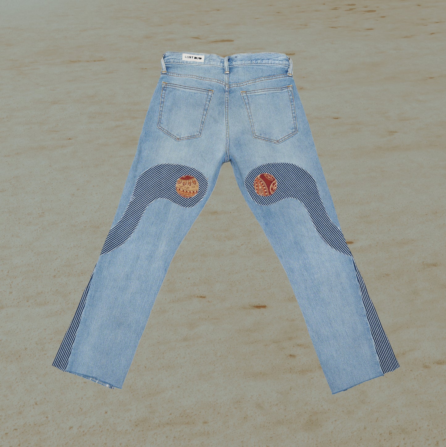 Denim Pants W/ Patches