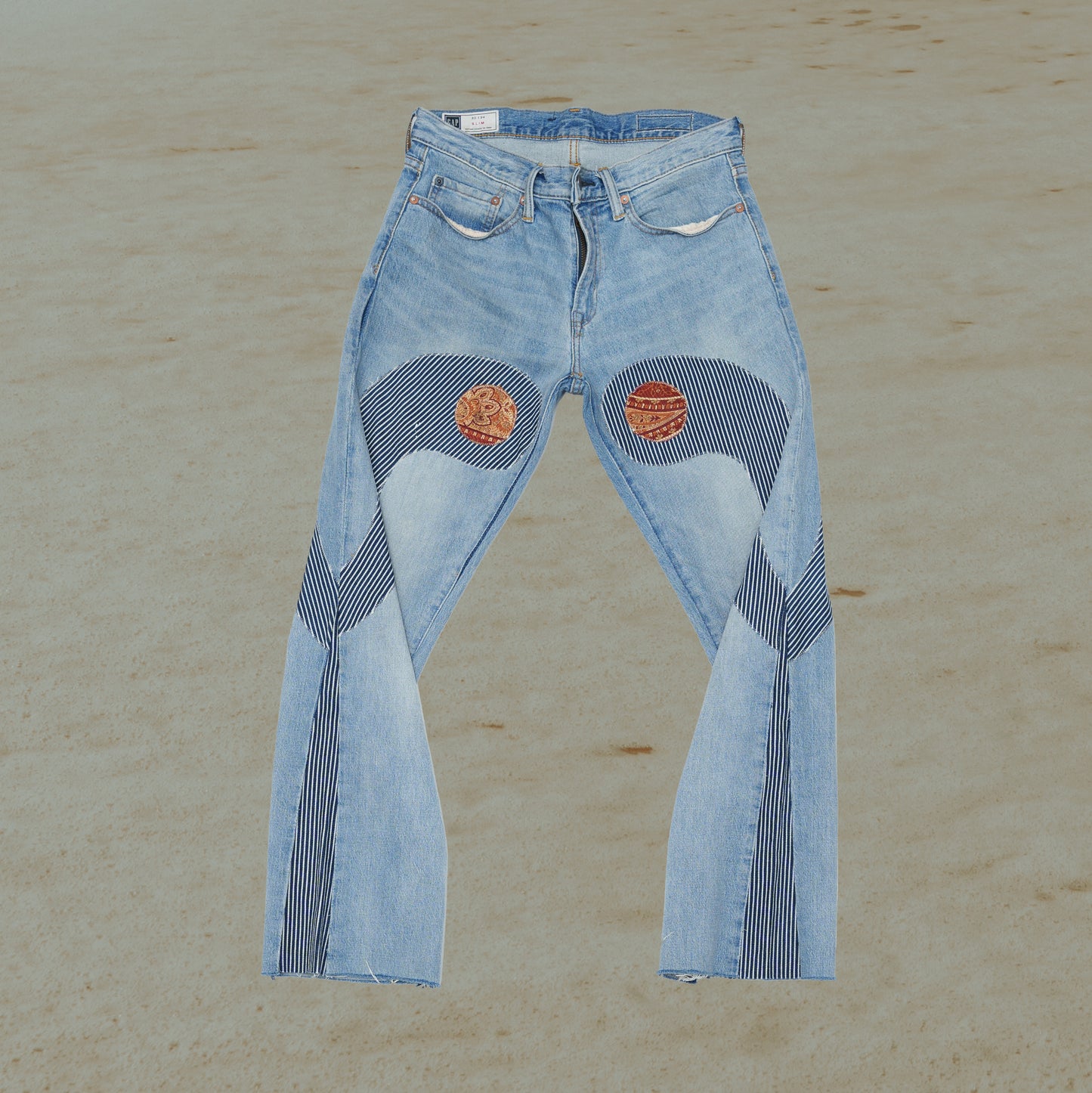 Denim Pants W/ Patches